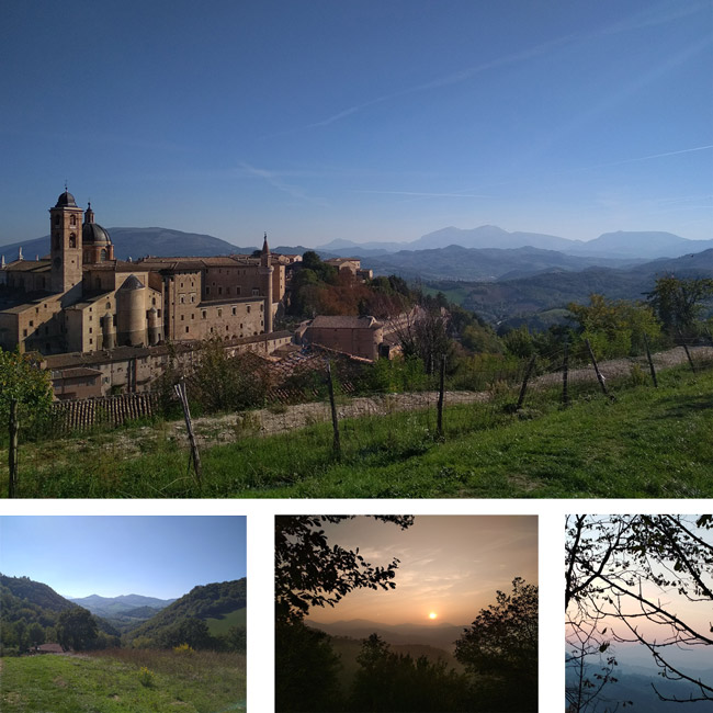 Fotografías de Urbino y su luz tan especial